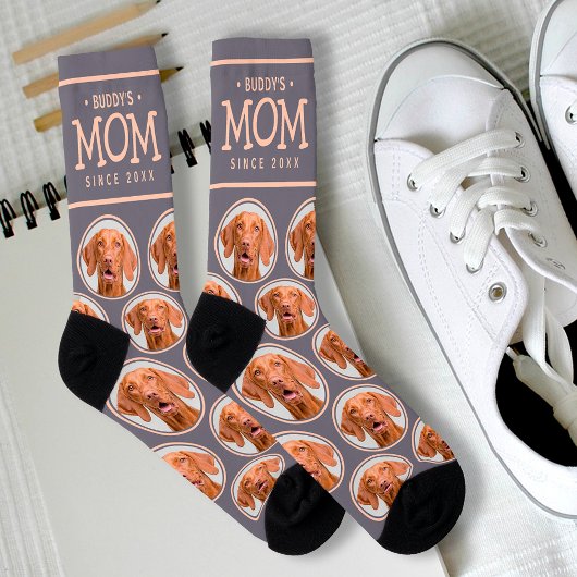 Haustiere Mama Geschenk Hund Katze Foto Muster Lil Socken