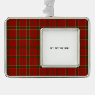 Haustiere oder Personen Rahmen-Ornament Silber