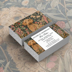 Haustiere Sitter Dog Walker Goldendoodle-Kernstück Visitenkarte