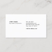 Haustiere Sitter & Groomer Hund Holografisch Visitenkarte (Rückseite)