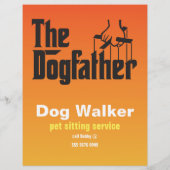 Haustiere Sitzen 🐾 Dogvater Dog Walker vertrauens (Rückseite)