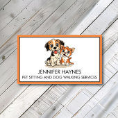 Haustiere Sitzen Haustier Hundeschlittenwanderung Visitenkarte