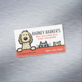 Haustiere Sitzende Guinea Katze Schweinefleisch Sü Magnetische Visitenkarte (Beispiel)