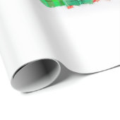 Haustiere um das Weihnachtsbaumumschlagpapier Geschenkpapier (Rolleneckpunkt)