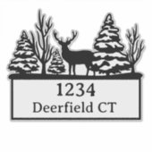 Haustiere und Bäume Aufkleber (Vorderseite)