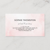 Haustiere und Haustiere Visitenkarte (Rückseite)