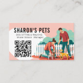 Haustiere und Hundeschlittgehen Visitenkarte (Vorderseite)