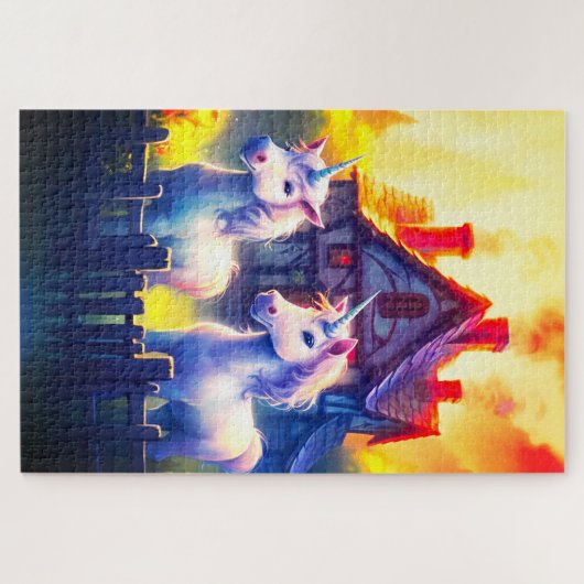 Haustiere Unicorns Puzzle (Horizontal)