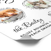 Haustiere Unterschrift Drinks Bar Custom 3 Foto Ho Poster (Ecke)