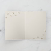 Haustiere verließ Paw Prints auf unseren Herzen Karte (Innenseite)