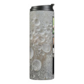 Haustiere von Fotos auf gefrorenem Eis Thermosbecher (Nach links gedreht)