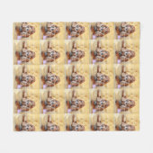 HaustiererinnerungsFoto PERSONIFIZIEREN Fleecedecke (Vorderseite (Horizontal))