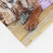 HaustiererinnerungsFoto PERSONIFIZIEREN Fleecedecke (Ecke)