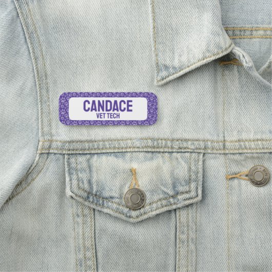 Haustiergeschäft Namensschild (Beispiel)