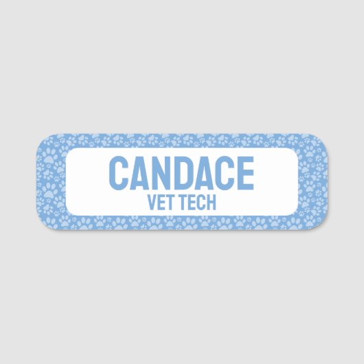 Haustiergeschäft Namensschild (Vorderseite)