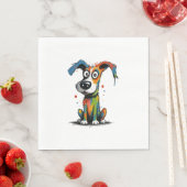Haustierhund Serviette (Beispiel)