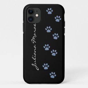 Haustierhundekatze pawprints personalisiert Case-Mate iPhone hülle