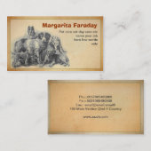 HaustierhundeVisitenkarte Visitenkarte (Vorne/Hinten)