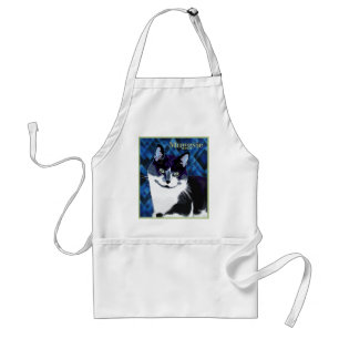 Haustierkatze Muggsie Schürze