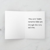 Haustierkatzen-Beileidskunst Karte (Innenseite)