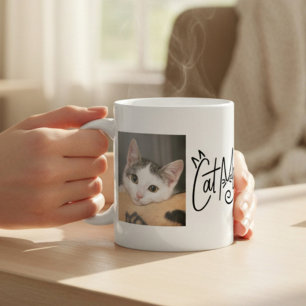 Haustierkatzenfoto Kaffeetasse