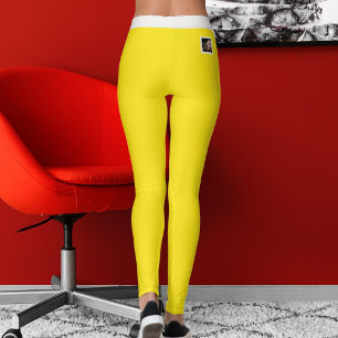 Haustierkatzenliebhaber Warm Neutral Lodernde Gelb Leggings