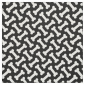 Haustierknochen Niedlich Herringbone Stoff (Muster)