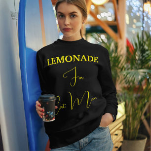 Haustierliebhaber Gelbe Schrift Katze Mama Schwarz Sweatshirt