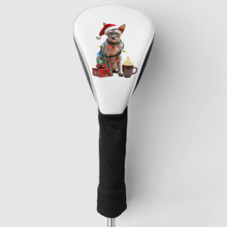 Haustierliebhaber Süße Sphynx-Katze Rentiere Gewei Golf Headcover