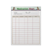 Haustiermedikation Notizblock (Rotiert)