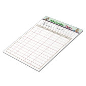 Haustiermedikation Notizblock (angewinkelt)