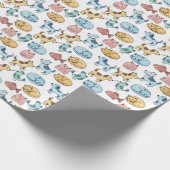 Haustiermuster Geschenkpapier (Ecke)