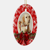 Haustierpersonifizieren ErinnerungsFotorot Keramikornament (Rechts)