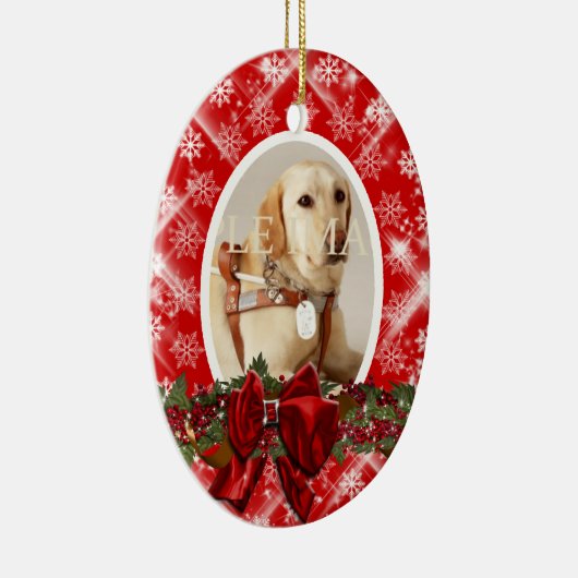 Haustierpersonifizieren ErinnerungsFotorot Keramikornament (Rechts)