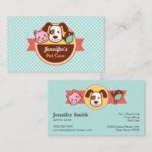 Haustierpflege Lebensmittelgeschäft Visitenkarte (Vorne/Hinten)