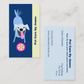 Haustierpflege-Visitenkarte Visitenkarte (Vorne/Hinten)