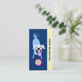 Haustierpflege-Visitenkarte Visitenkarte (Stehend Vorderseite)