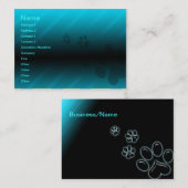 Haustierpflege-Visitenkarte Visitenkarte (Vorne/Hinten)