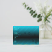 Haustierpflege-Visitenkarte Visitenkarte (Stehend Vorderseite)