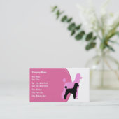 Haustierpflege-Visitenkarten Visitenkarte (Stehend Vorderseite)