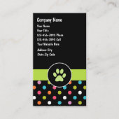 Haustierpflege-Visitenkarten Visitenkarte (Vorderseite)