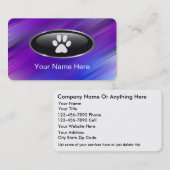 Haustierpflege-Visitenkarten Visitenkarte (Vorne/Hinten)