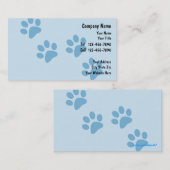 Haustierpflege-Visitenkarten Visitenkarte (Vorne/Hinten)