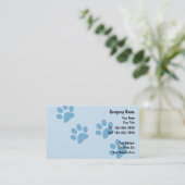 Haustierpflege-Visitenkarten Visitenkarte (Stehend Vorderseite)