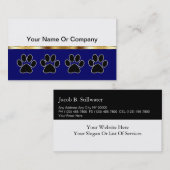 Haustierpflege-Visitenkarten Visitenkarte (Vorne/Hinten)