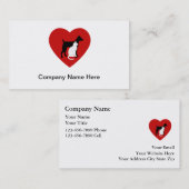 Haustierpflege-Visitenkarten Visitenkarte (Vorne/Hinten)