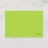 Haustierpflege-Visitenkarten Visitenkarte (Rückseite)