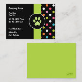 Haustierpflege-Visitenkarten Visitenkarte (Vorne/Hinten)