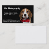 Haustierphotographie-Visitenkarte Visitenkarte (Vorne/Hinten)