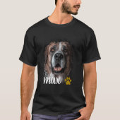 Haustier's Simple Modern Brauch Ihren Hundenamen h T-Shirt